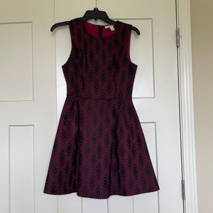 Crimson and black Miami dress size S